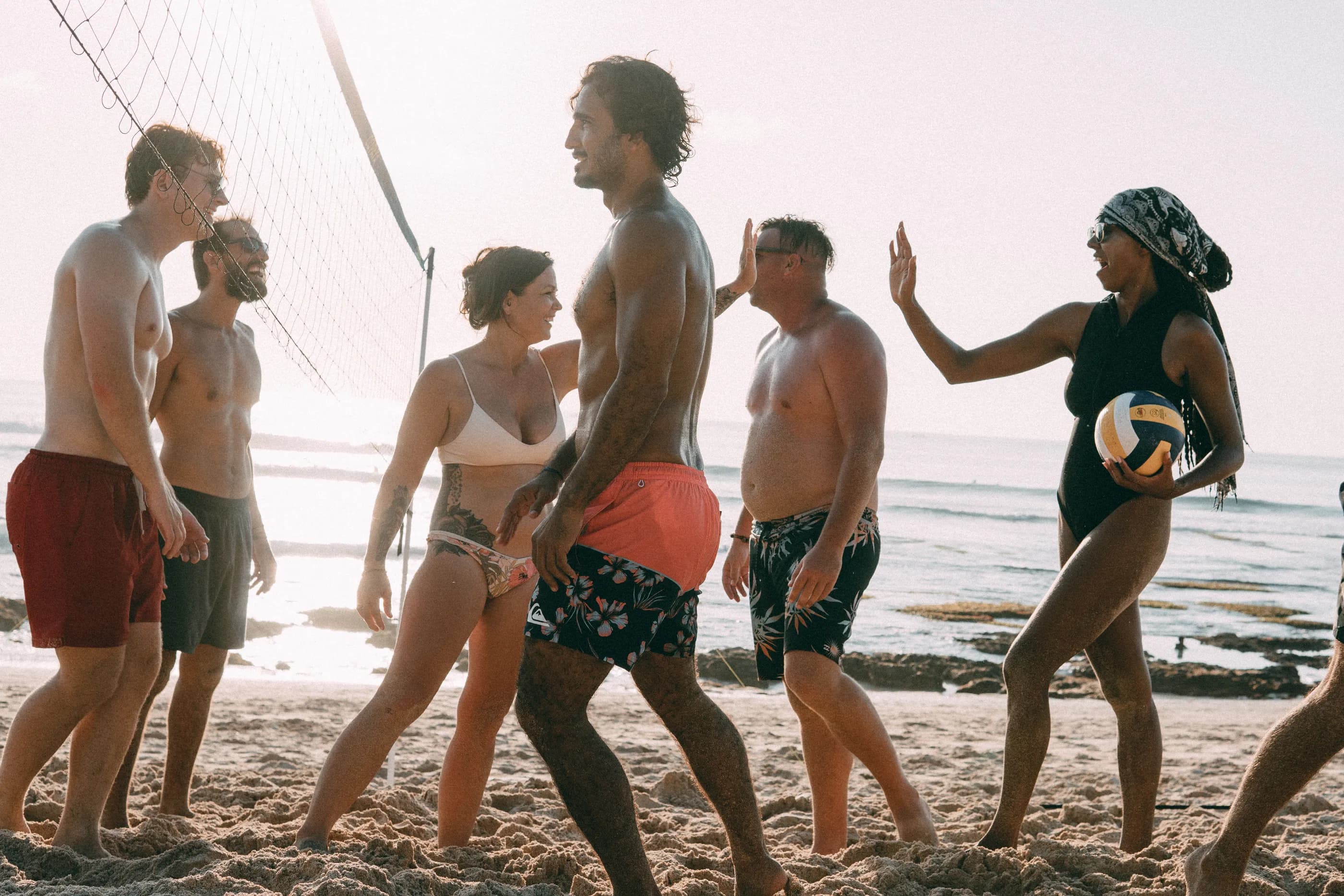 Expats on a boat trip in Bali